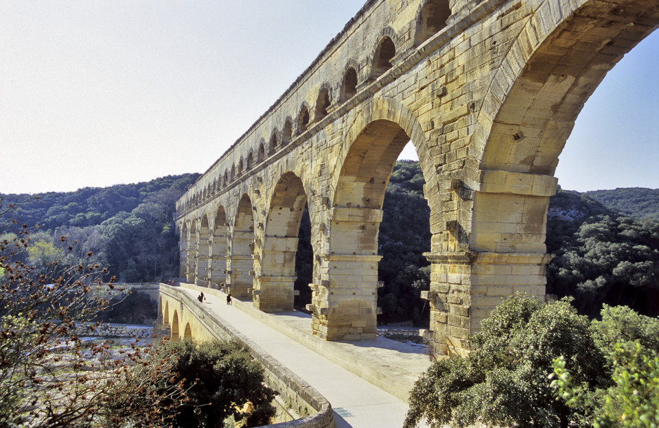 Akwedukt Pont du Gard we Francji