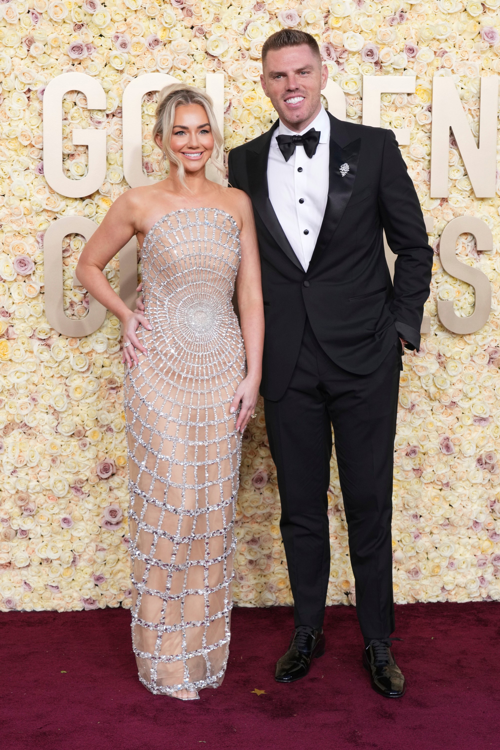 Chelsea Freeman, Freddie Freeman na Zlatých glóbusoch.