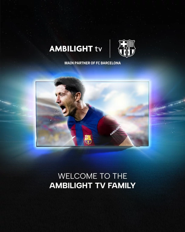 Robert Lewandowski ambasadorem Ambilight TV