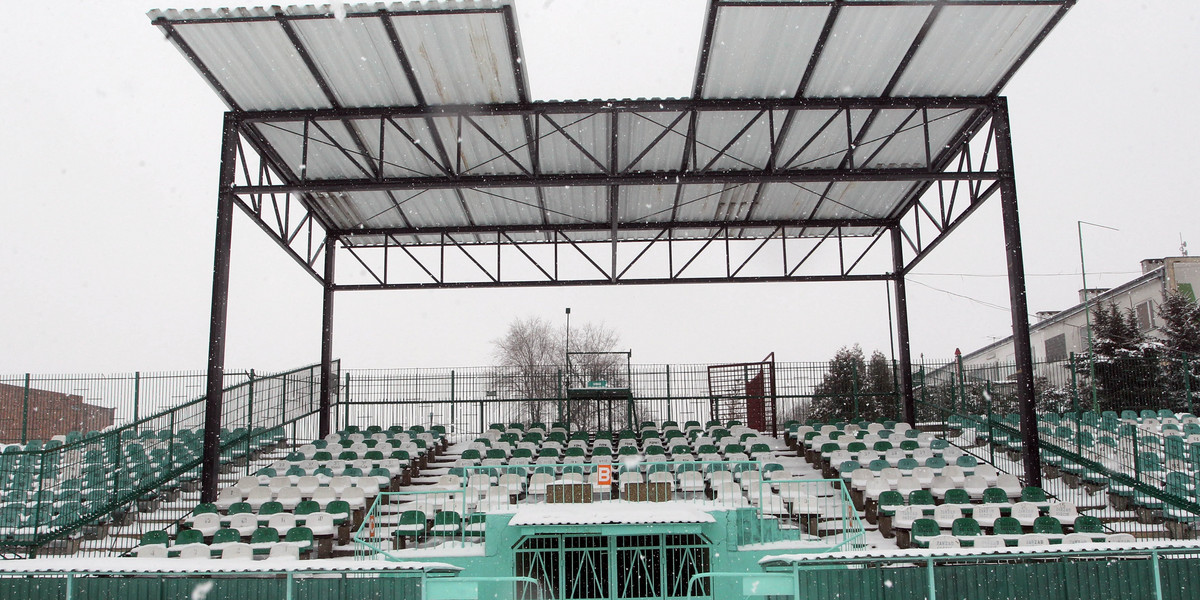 Dach na stadionie w Radomiu