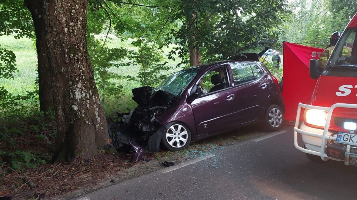 Tragedia na Kaszubach. 65-latka uderzyła w drzewo. Czy popełniła podstawowy błąd?