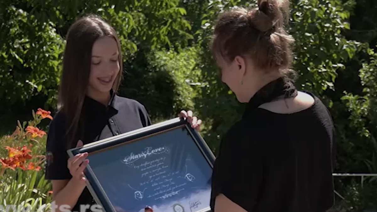 Đaci u Kraljevu razrednoj poklonili zvezdu na nebu
