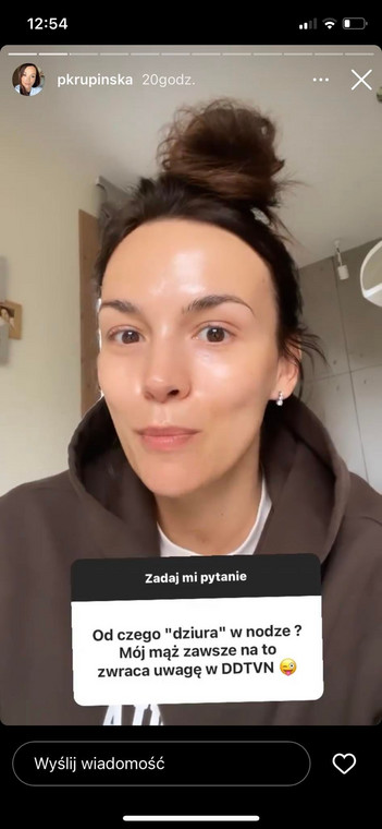 Paulina Krupińska na InstaStory