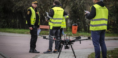 Strażnicy z dronem walczą ze smogiem