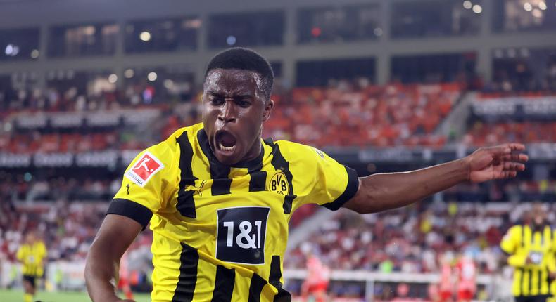 Youssoufa Moukoko scored the winning goal for Dortmund against Freiburg