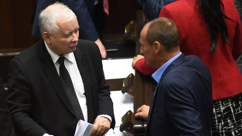 Jarosław Kaczyński i Paweł Kukiz