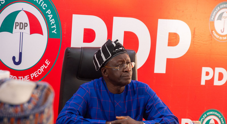 National Chairman of the People’s Democratic Party (PDP), Dr Iyorchia Ayu.