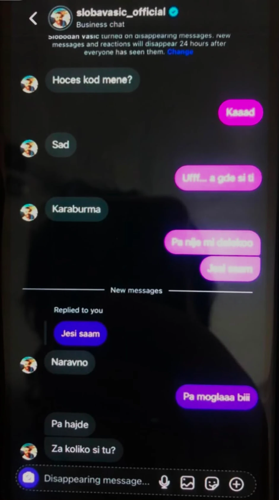 Sloba Vasić poziva devojku u stan