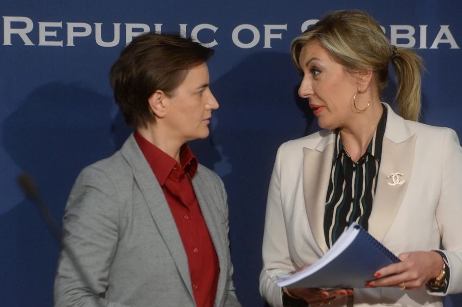 Ana Brnabić i Jadranka Joksimović
