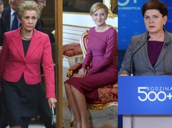 Duda, Szydło, Śledzińska - śmiałe i śmielsze wariacje na temat różu. Której to leży...?