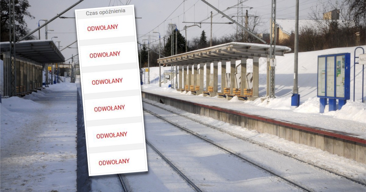 Opóźnienia i odwołane pociągi w Polsce