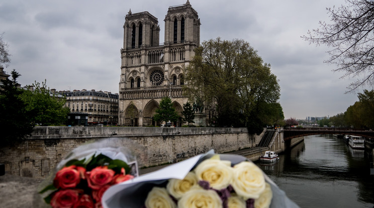Négy éve égett le a párizsi Notre-Dame / Fotó: GettyImages