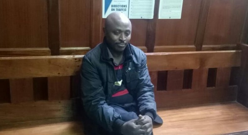 Mugo Wa Wairimu during Wednesday court appearance