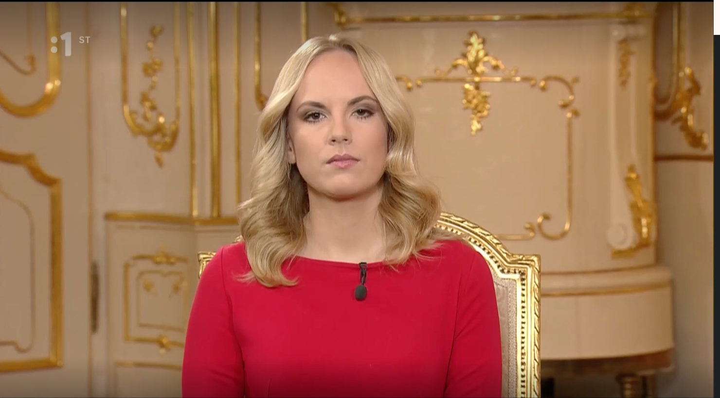 Moderátorka Barbora Kocian v diskusnej relácii O 5 minút 12.