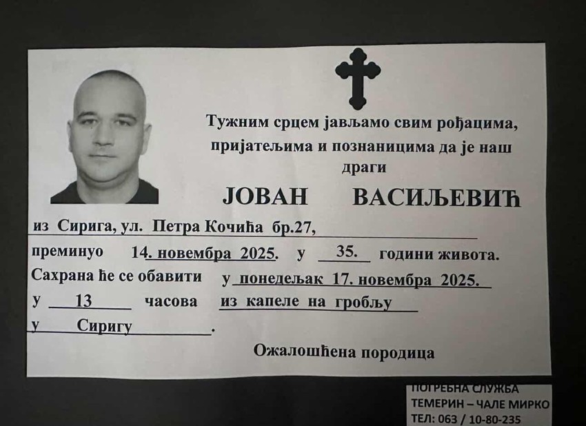 Umrlica poginulom policajcu