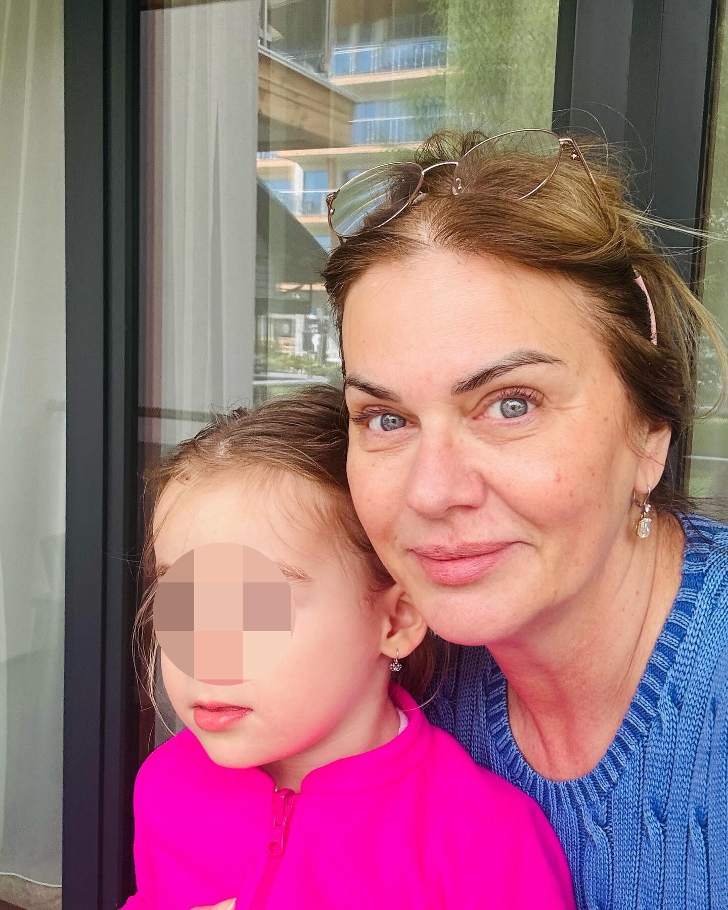 Monika Beňová s dcérkou.
