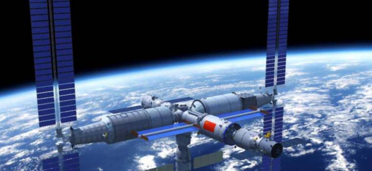 Chińska stacja kosmiczna Tiangong gotowa. Podłączono moduł Mengtian