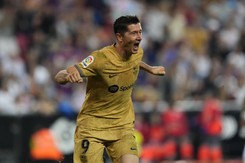 Lewandowski zdobył swoje pierwsze dwa gole w Pucharze Hiszpanii [WIDEO]