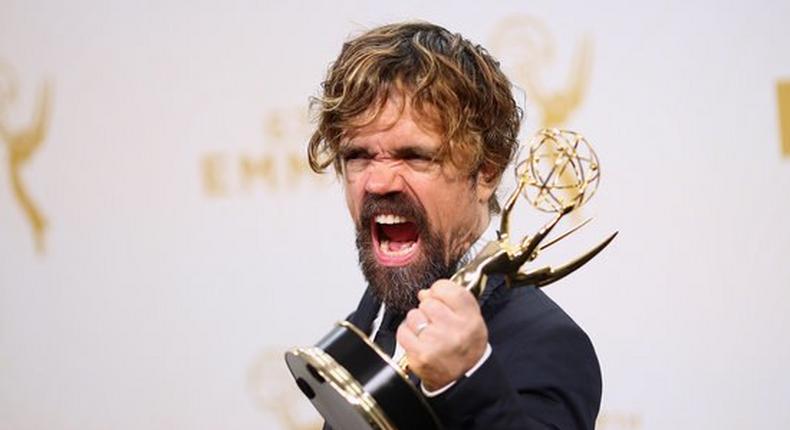 Peter Dinklage, winner of the award for Outstanding Supporting Actor in a Drama Series for 'Game of Thrones'