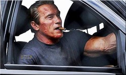 Siwy Terminator wraca do akcji. Schwarzenegger prosto z planu "Genesis" [ZDJĘCIA]