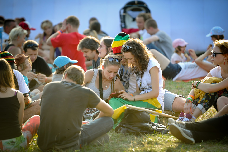 Publiczność na Ostróda Reggae Festival 2013 - dzień pierwszy