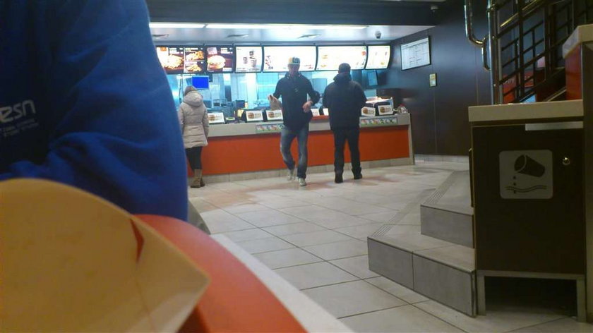 Ljuboja w McDonalds