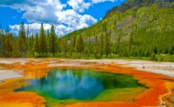 Powodzie, lawiny błotne i obrywy skalne. Amerykański park Yellowstone zamknięty