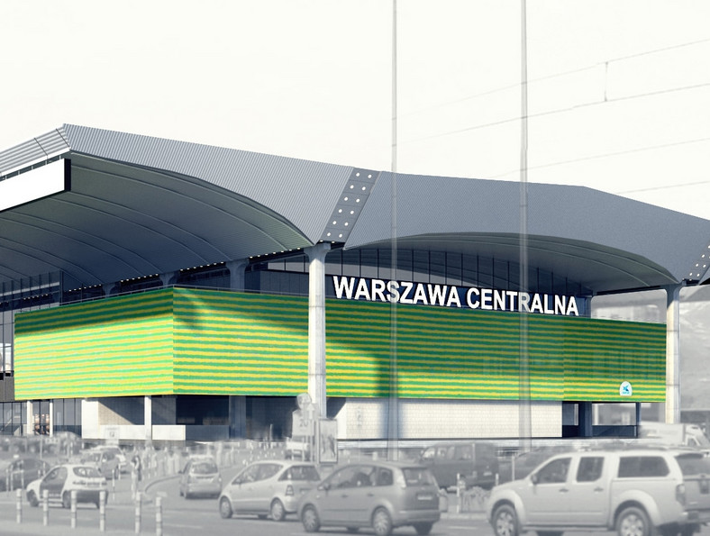 Dworzec Centralny w Warszawie po remoncie przed Euro 2012 - wizualizacja (1), fot. materiały prasowe PKP