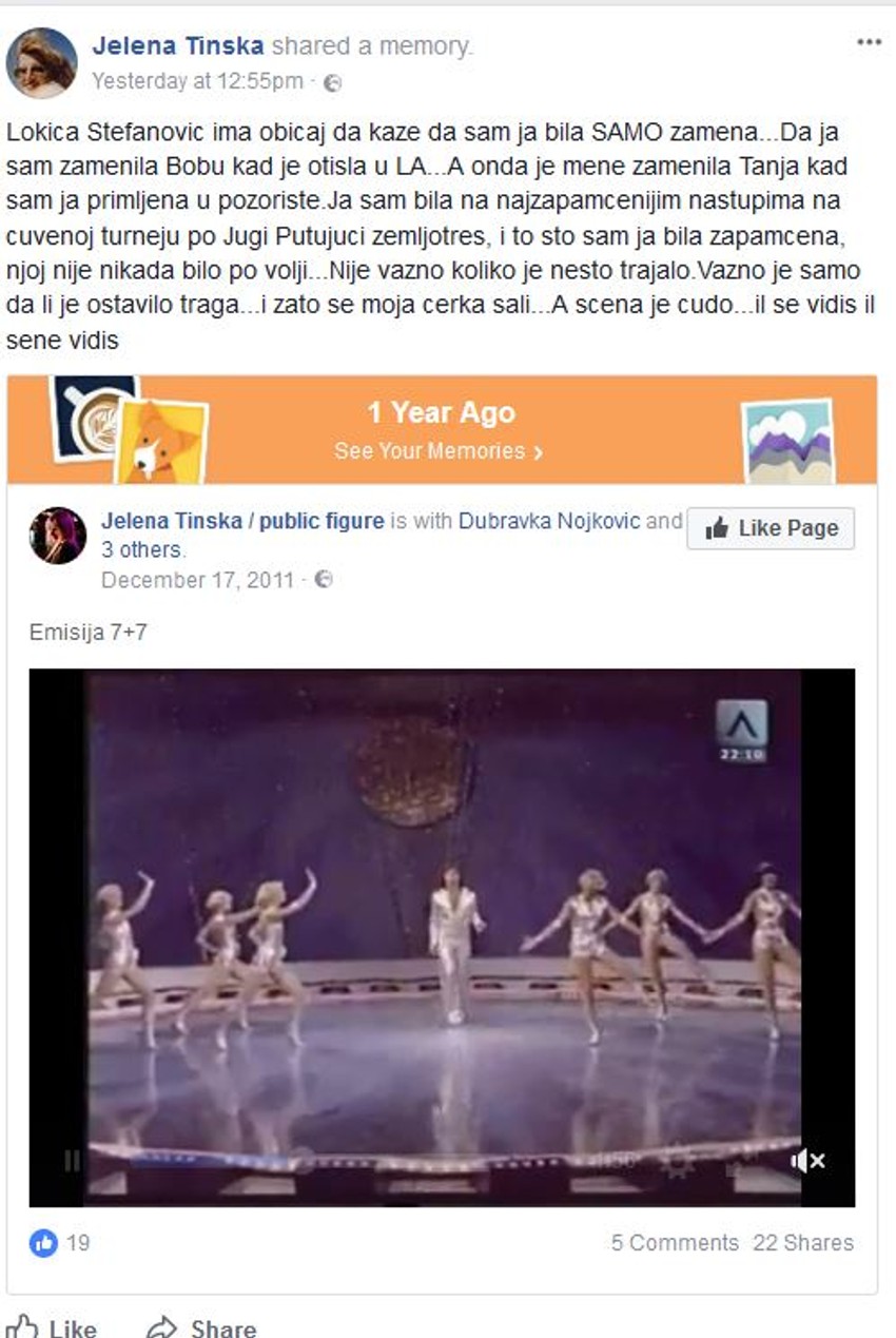 Tinska osuđuje i Lokicu