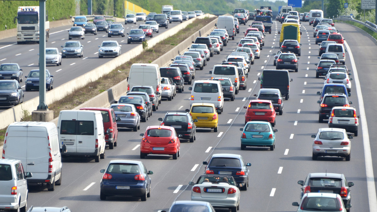 Karambol na autostradzie A4 koło Wrocławia. Korek ma już 7 km długości