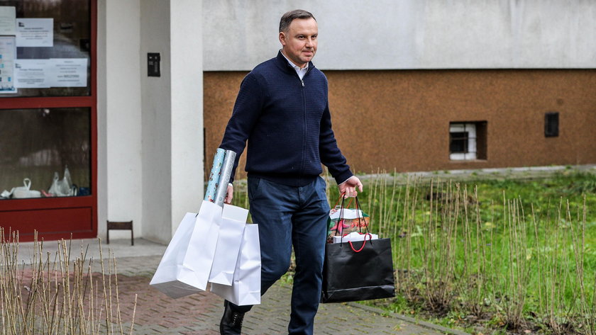 Andrzej Duda z rodziną wyjechali na święta