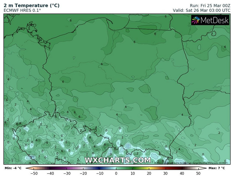 Poranek będzie dużo cieplejszy od poprzednich