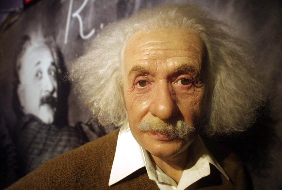 Albert Einstein, muzeum figur woskowych