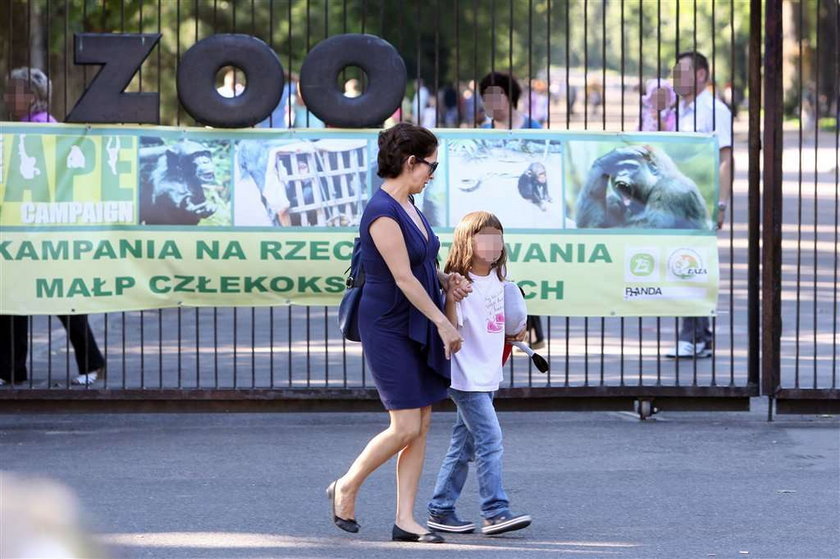 Jurorka "Tańca..." z córką w ZOO. ZDJĘCIA