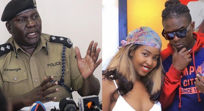 A collage of Police Spokesman Fred Enanga, Sandra Teta and Weasel