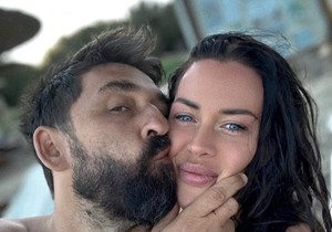 Ognjen Amidžić sa ženom