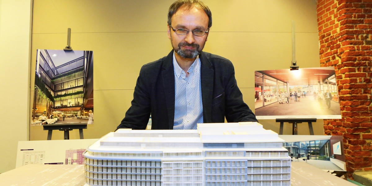 Wojciech Popławski, architekt z OP Architekten, projektant hotelu Andels i Ogrodowa Office w Łodzi