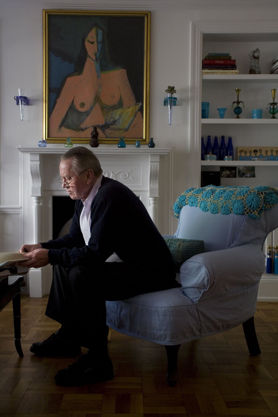 Chuck Feeney w nowojorskim apartamencie swojej córki. On sam całe życie mieszka w wynajmowanym mieszkaniu w San Francisco