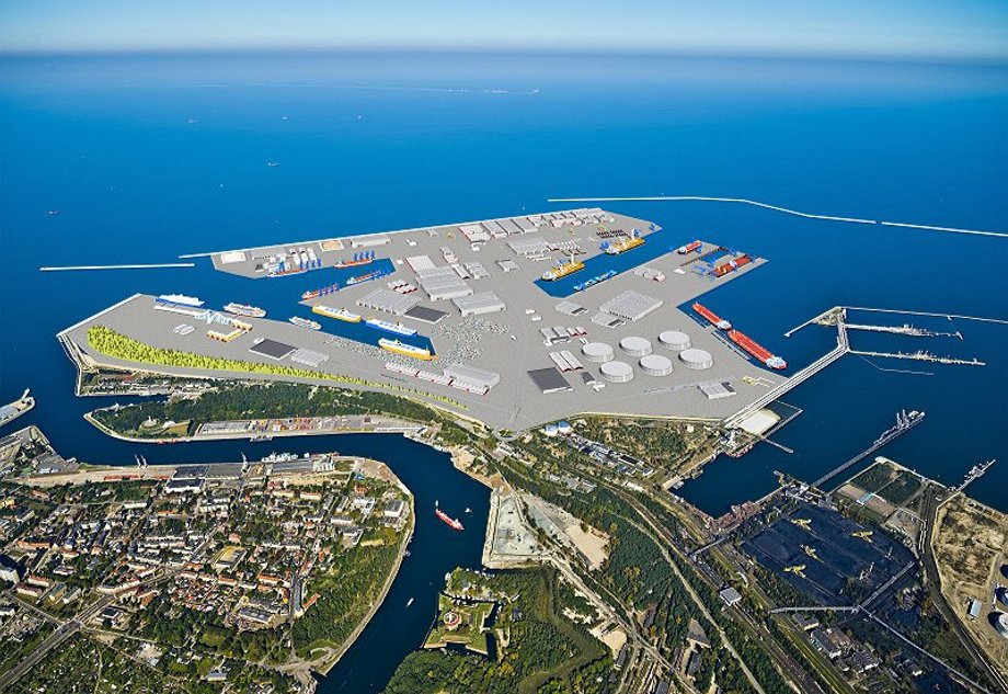 Centralny Port w Gdańsku - wizualizacja