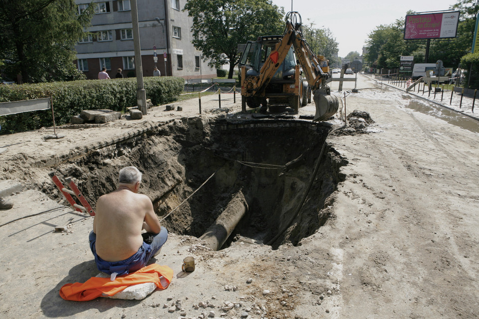 Awaria wodociągowa przy ul. Braniborskiej we Wrocławiu