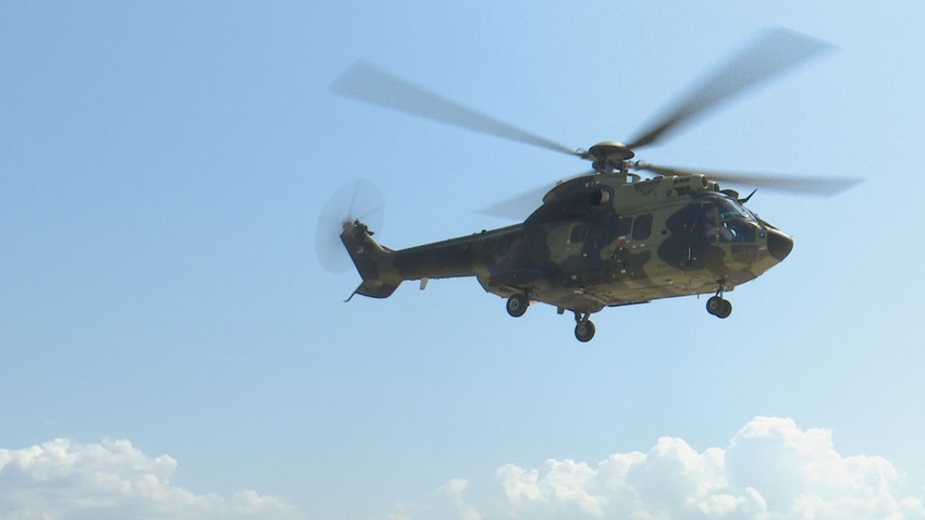Pripadnici avio-helikopterske jedinice MUP-a Srbije u Crnoj Gori