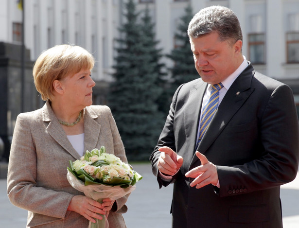 Poroszenko: Merkel potwierdziła poparcie Niemiec dla Ukrainy