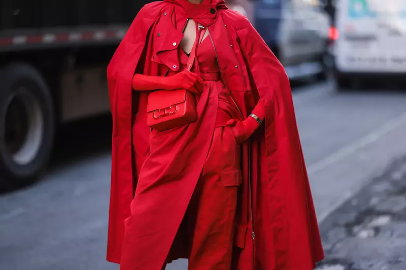 Dara Allen podczas nowojorskiego tygodnia mody. Luty 2022 r. / Jeremy Moeller, Getty Images