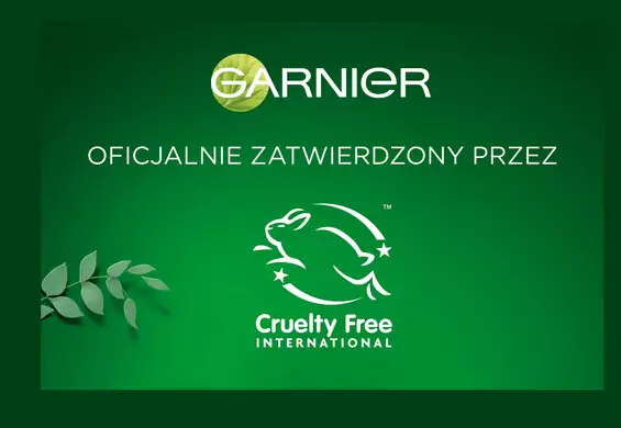 Marka Garnier jest oficjalnie certyfikowana przez Cruelty Free International