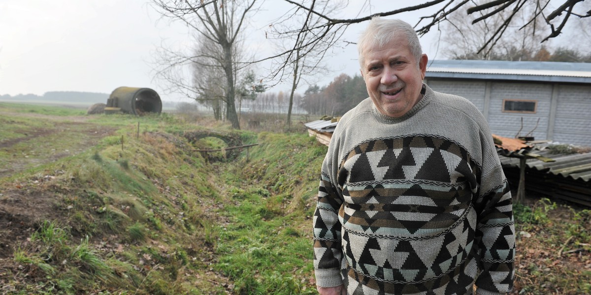 józef Gadecki czeka na wodociąg