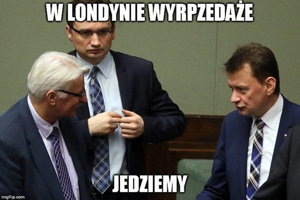 Błaszczak, Waszczykowski, Londyn, MEMY