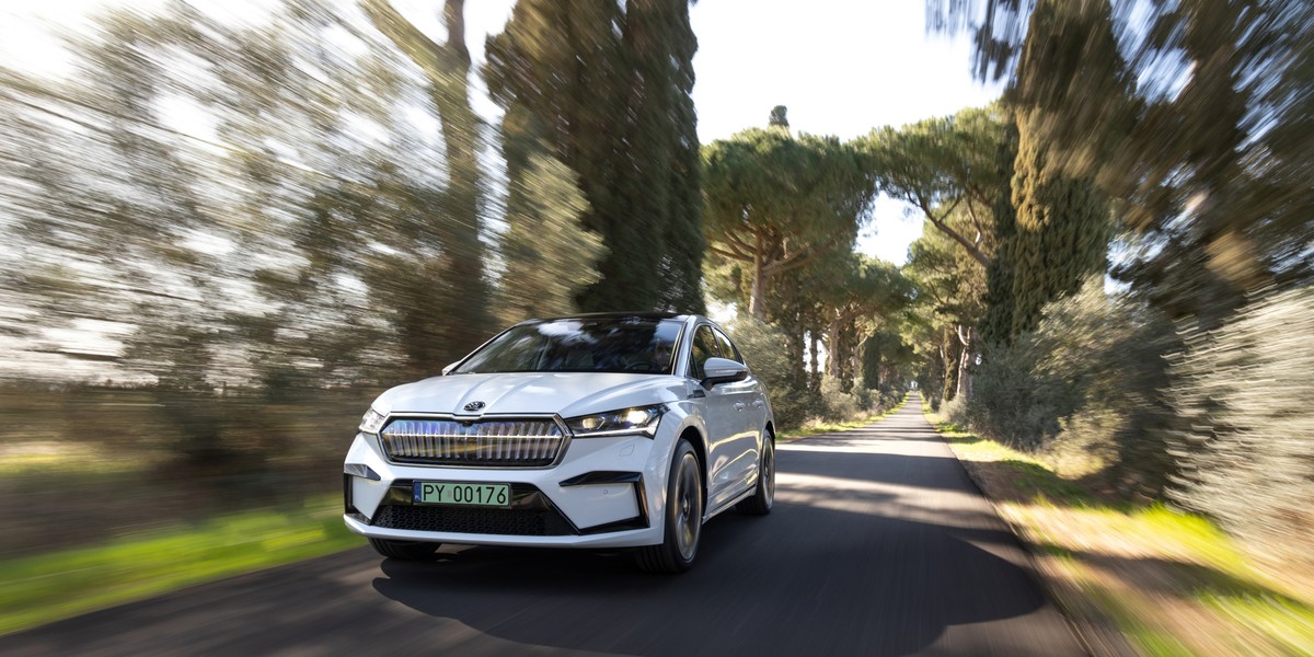 Skoda Enyaq Coupe iV Moon White