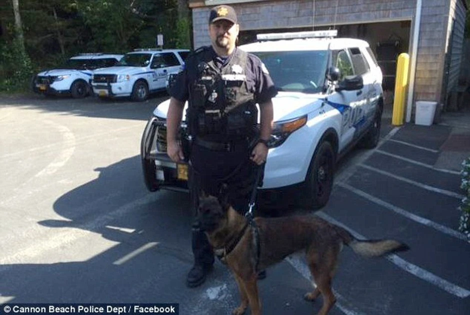 Policija Kanon Biča kupila ga je ove godine nakon što je prikupila 27.000 dolara za program obuke pasa za jedinicu K-9