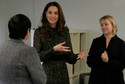 Kate Middleton na spotkaniu z pracownikami i wolontariuszami infolinii "Shout"