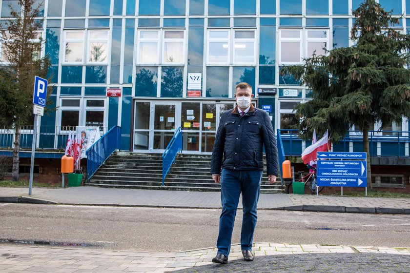 Poseł wolontariuszem w szpitalu